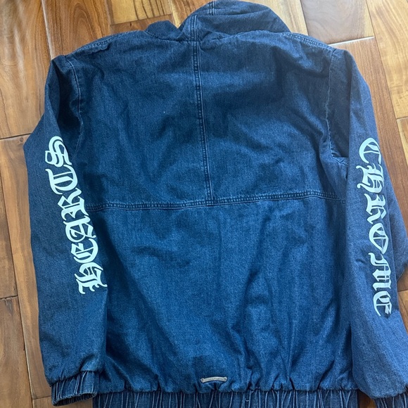 Chrome Hearts Blue Hoodie with White Graphics - Picture 7 of 9